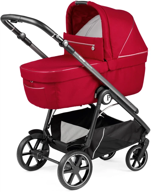 Коляска 2 в 1 Peg-Perego Veloce Red Shine Красная (PACK-VEL2100000004) - Фото 2 Коляска 2 в 1 Peg-Perego Veloce Red Shine Красная (PACK-VEL2100000004) - изображение 2