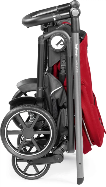 Коляска 2 в 1 Peg-Perego Veloce Red Shine Красная (PACK-VEL2100000004) - Фото 14 Коляска 2 в 1 Peg-Perego Veloce Red Shine Красная (PACK-VEL2100000004) - изображение 14