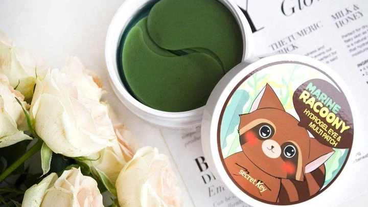 Мультифункциональные патчи с морским комплексом Secret Key Marine Racoony Hydrogel Eye&Multi Patch - изображение 6