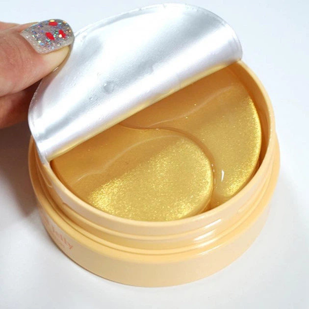 Гидрогелевые патчи с золотом и маточным молочком Petitfee Koelf Gold & Royal Jelly Eye Patch - изображение 4