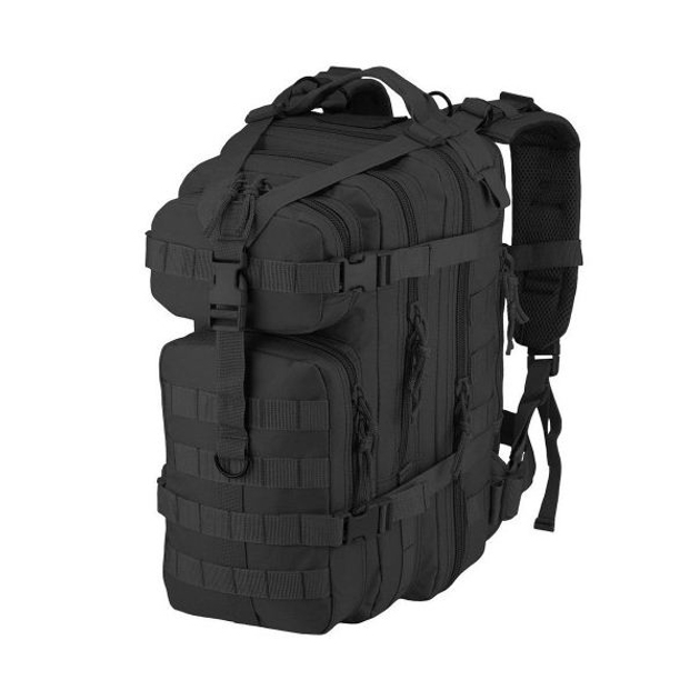 Тактический рюкзак Camo Assault 25 л Черный - изображение 1
