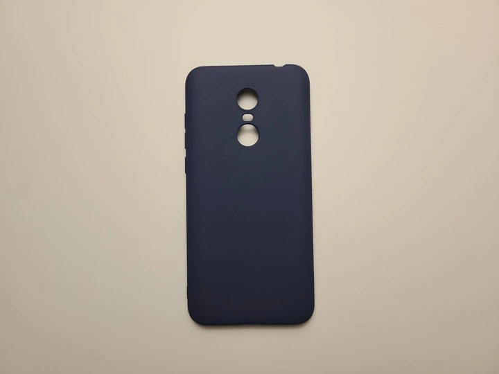 Чохол TPU Matte для Xiaomi Redmi 5 Plus бампер синій - Фото 1 Чохол TPU Matte для Xiaomi Redmi 5 Plus бампер синій - зображення 1