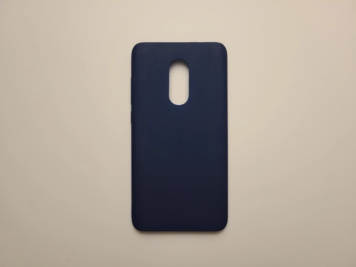 Чехол TPU Matte для Xiaomi Redmi Note 4x бампер синий - Фото 1 Чехол TPU Matte для Xiaomi Redmi Note 4x бампер синий - изображение 1