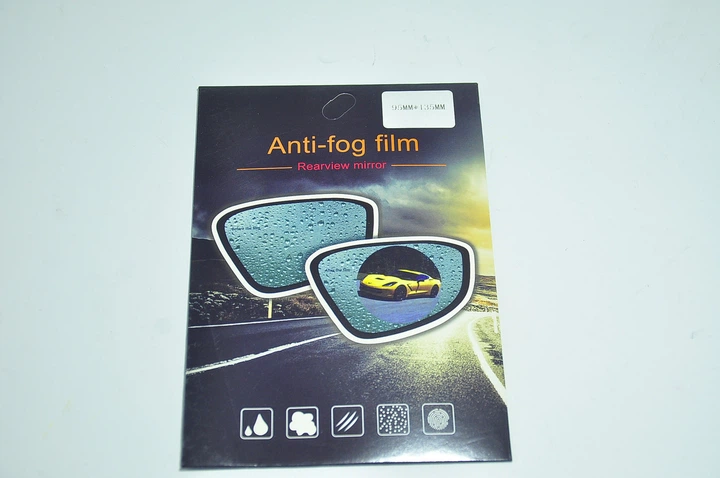 Плівка на дзеркало антидощ 2 шт Anti Fog 95*135 мм - Фото 4 Плівка на дзеркало антидощ 2 шт Anti Fog 95*135 мм - изображение 4