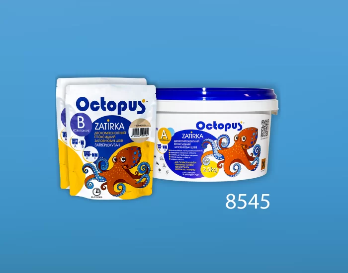 Затирка для плитки и мозаики Octopus Zatirka цвет 8545 эпоксидная 2,5 кг - изображение 2