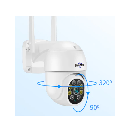 Вулична WIFI камера відеоспостереження Hiseeu WHD315 PTZ 5Mpx - зображення 4