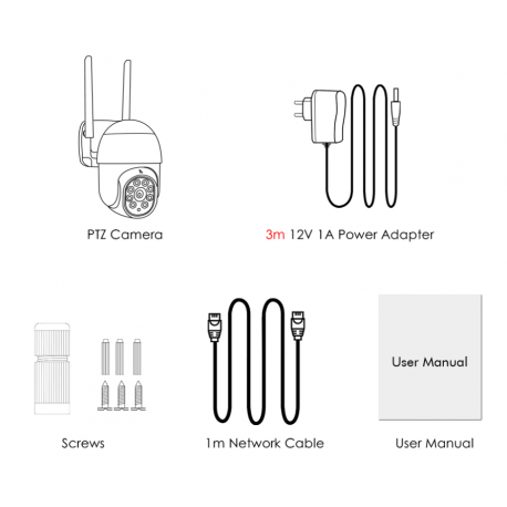 Вулична WIFI камера відеоспостереження Hiseeu WHD315 PTZ 5Mpx - зображення 8