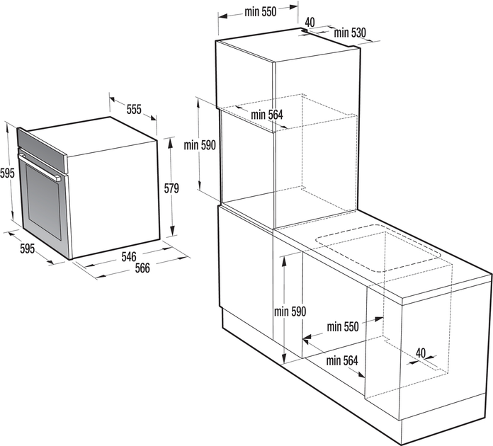 Духова шафа електрична Gorenje GP898B - зображення 3