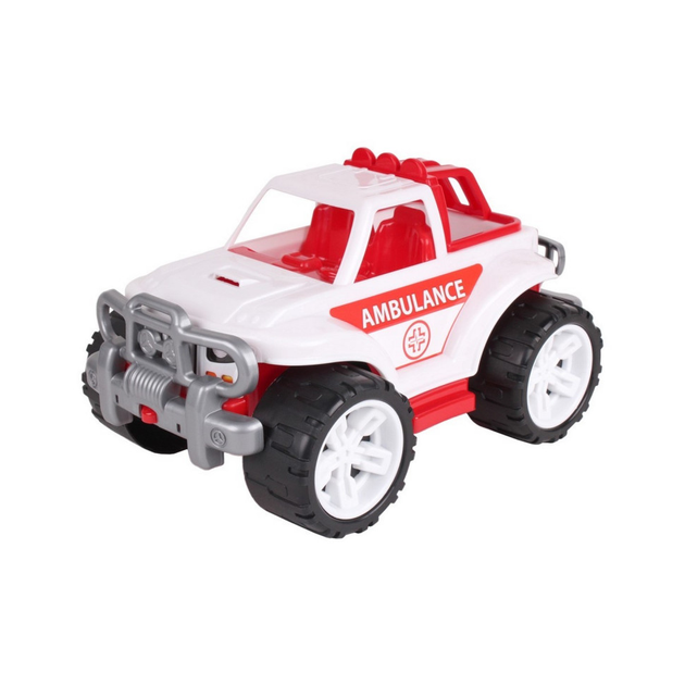 Игрушечный внедорожник ТехноК "Ambulance" 35 см белый 3534 - Фото 1 Игрушечный внедорожник ТехноК "Ambulance" 35 см белый 3534 - изображение 1