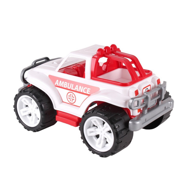 Игрушечный внедорожник ТехноК "Ambulance" 35 см белый 3534 - Фото 3 Игрушечный внедорожник ТехноК "Ambulance" 35 см белый 3534 - изображение 3