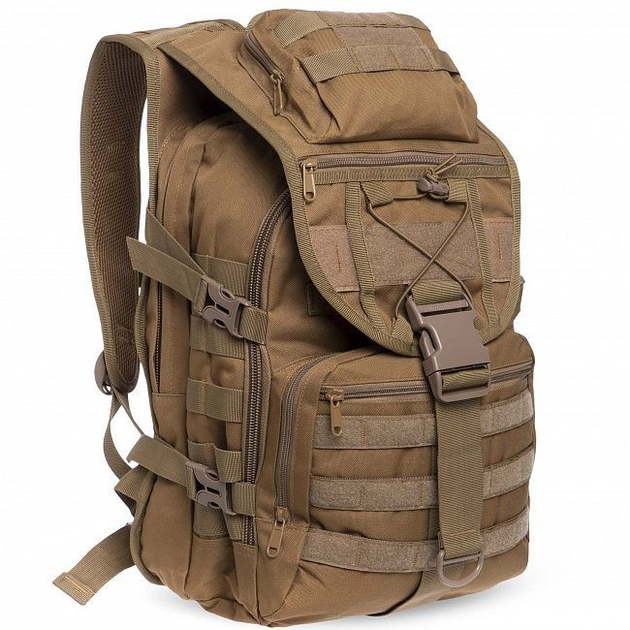 Рюкзак тактический штурмовой SILVER KNIGHT 30 л TY-9900 хаки - изображение 1