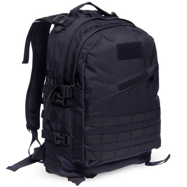 Рюкзак тактический штурмовой трехдневный SILVER KNIGHT 30 л 3D черный - изображение 1