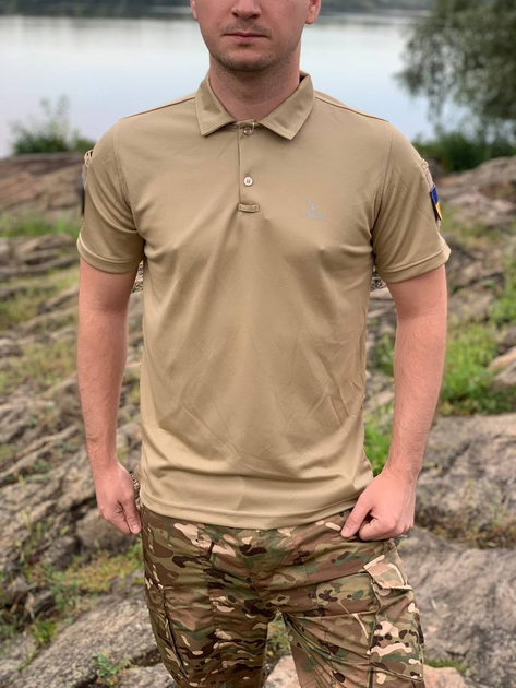 Тактическая футболка поло Vogel,военная футболка Coolmax XL - изображение 2