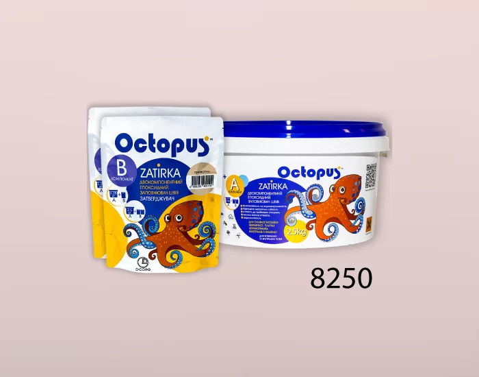 Затирка для плитки Octopus Zatirka 8250 эпоксидная 2,5 кг - изображение 2