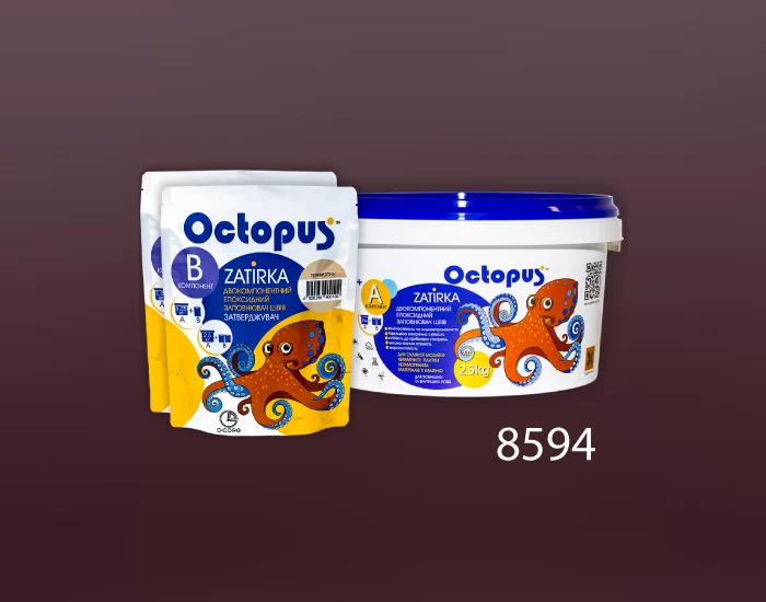 Затирка для плитки и мозаики Octopus Zatirka цвет 8594 эпоксидная 2,5 кг - изображение 2