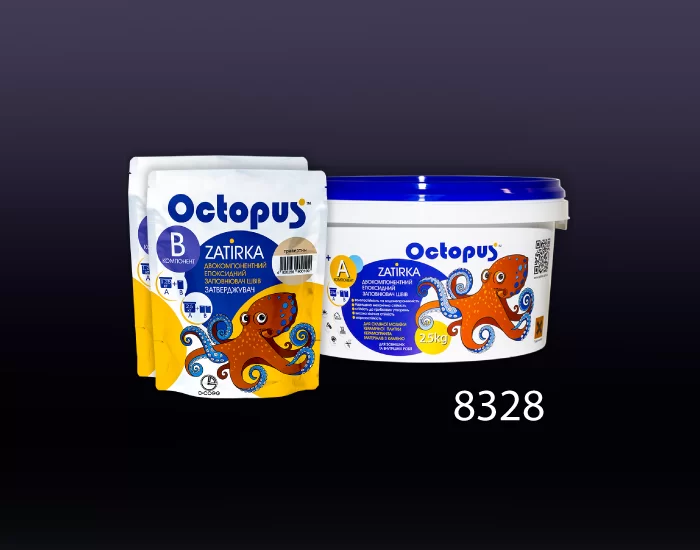Затирка для плитки и мозаики Octopus Zatirka цвет 8328 эпоксидная 2,5 кг - изображение 2