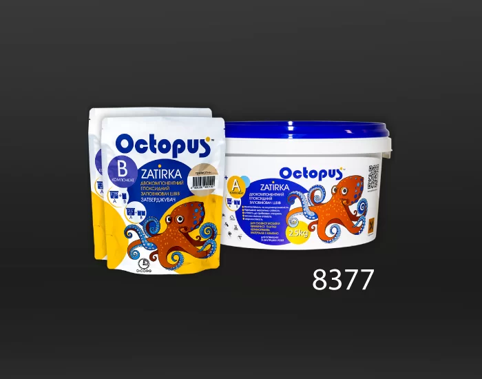 Затирка для плитки Octopus Zatirka 8377 эпоксидная 2,5 кг - изображение 2