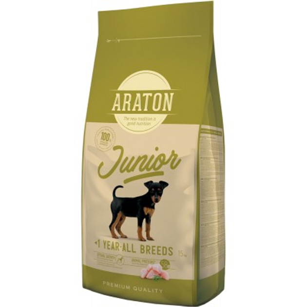 Сухой корм для собак ARATON Junior All Breeds 15 кг (ART45637) от ...