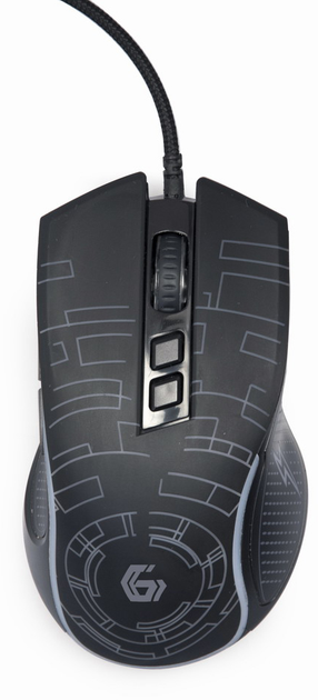 Мышь Gembird MUSG-RGB-01 USB Black - изображение 4