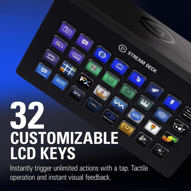 Контролер для стрімінгу ELGATO Stream Deck XL (10GAT9901