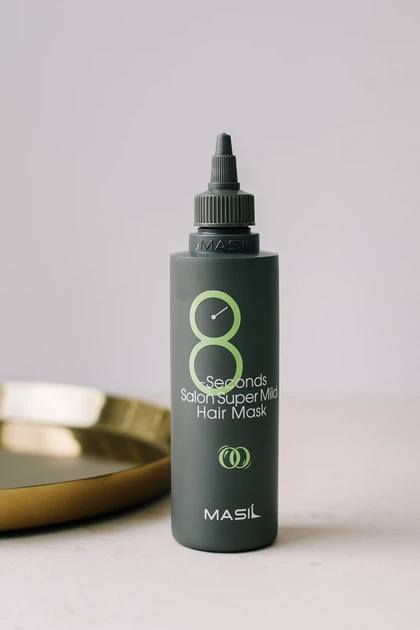 М'яка відновлююча маска для волосся Masil 8 Seconds Salon Super Mild Hair Mask Green 350ml - зображення 6