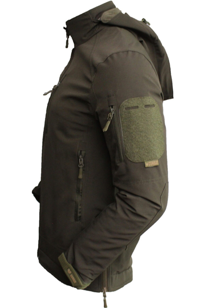 Куртка мужская тактическая Combat Турция Софтшел Soft-Shell ВСУ (ЗСУ) XL 8179 оливковая - изображение 2