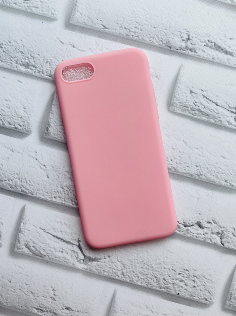 Силиконовый матовый чехол на iPhone 7/8/SE 2020 :: Розовый – фото ...