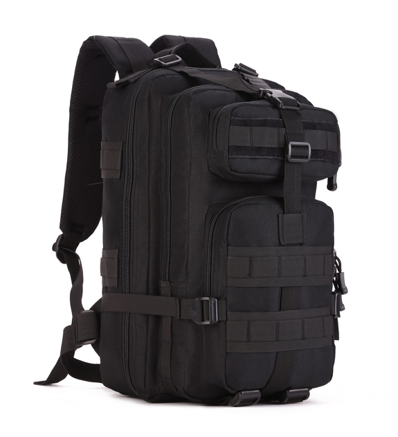 Рюкзак тактичний штурмовий 30л Protector Plus S411 black - зображення 1