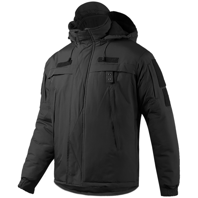 Куртка тактическая зимняя Patrol nylon black (черный) Camo-tec Размер 60 - изображение 1