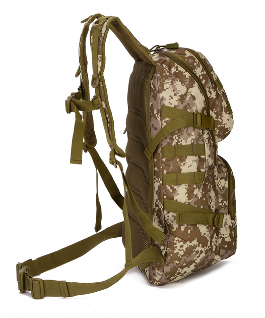 Рюкзак тактичний штурмовий Protector Plus S404 brown pixel - зображення 2