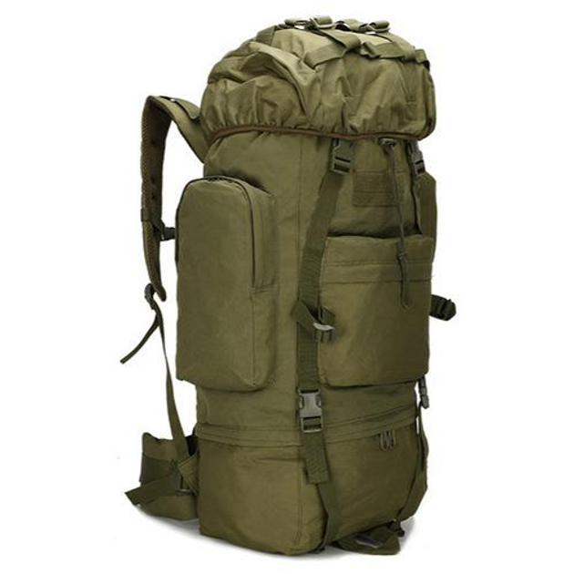 Рюкзак тактический Storm Solo 65л; 72х32х22см. MOLLE. Рюкзак-баул Штурм a-21-olive. - изображение 2