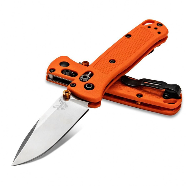 Нож складной Benchmade Mini Bugout 16.5 см (оранжевый) - изображение 1