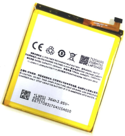 Акумулятор Meizu BA712 / M6s 3000 mAh - Фото 2 Акумулятор Meizu BA712 / M6s 3000 mAh - зображення 2