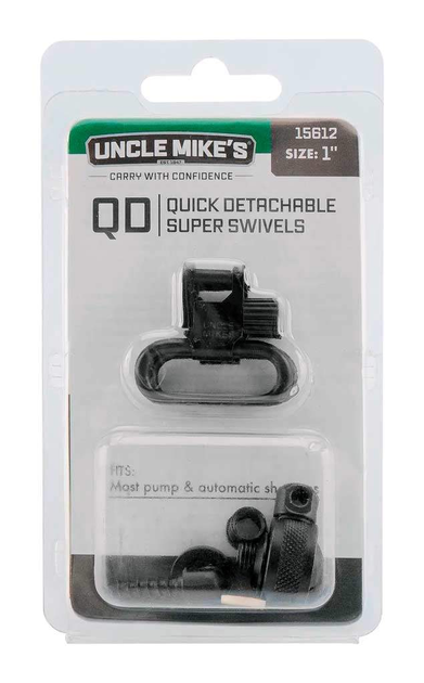 Набір антабок Uncle Mike`s 2.5 см швидкознімні для помпових рушниць та напівавтоматів. - зображення 2