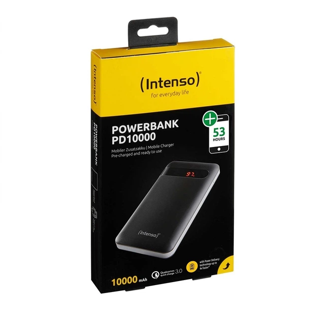 УМБ Intenso PD10000 QC3.0 10000mAh, USB-C Out Black (7332330) - Фото 5 УМБ Intenso PD10000 QC3.0 10000mAh, USB-C Out Black (7332330) - изображение 5
