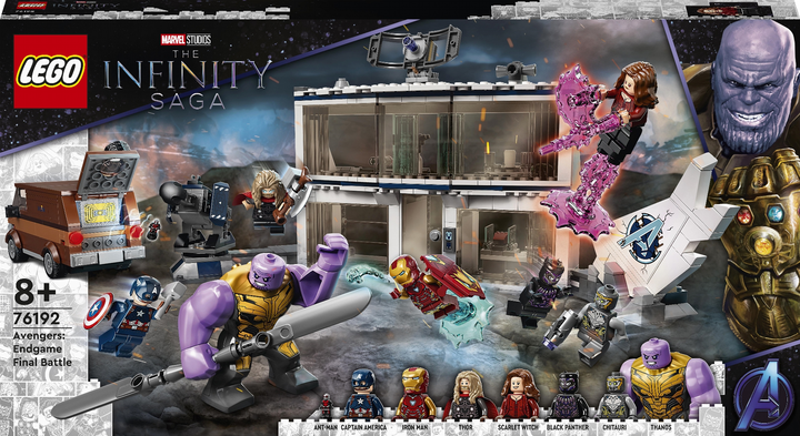 Конструктор LEGO Super Heroes Marvel Мстители Финал решающая битва 527 ...