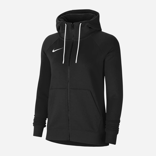 Толстовка на блискавці з капюшоном жіноча Nike Park 20 Full-Zip Hoody Wmns CW6955-010 XL Чорна (194502379198) - зображення 7