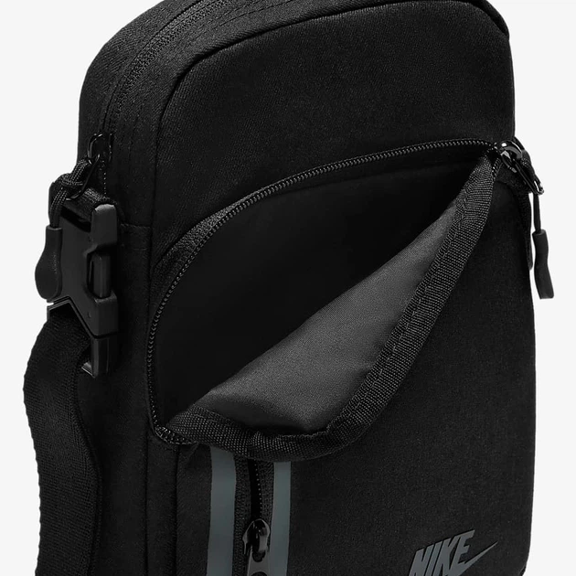Спортивна сумка кросс-боді через плече чоловіча тканинна Nike Nk Elmntl Prm Crssbdy DN2557-010 Чорна (195871703973) - зображення 8