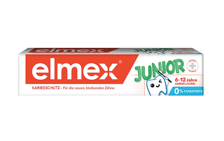 Детская зубная паста Elmex юниор от 6 до 12 лет 75 мл - изображение 2