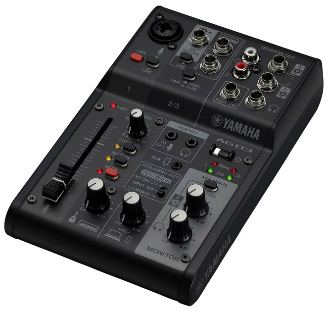 Аудиоинтерфейс YAMAHA AG03MK2 (Black) – фото, отзывы