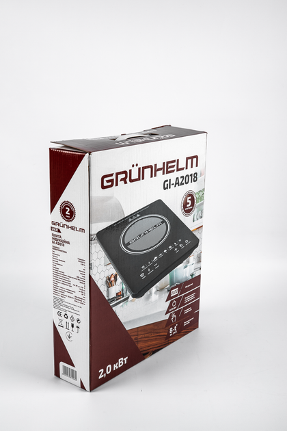 Настільна індукційна плита GRUNHELM GI-A2018 - зображення 6