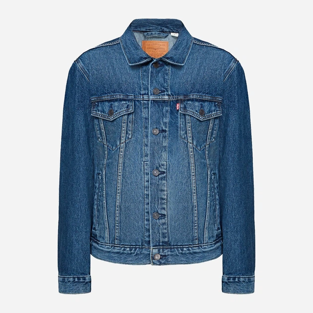 Куртка джинсова чоловіча Levi's The Trucker Jacket Broadway Terrace Tru 72334-0573 L Синя (5400970991011) - зображення 6