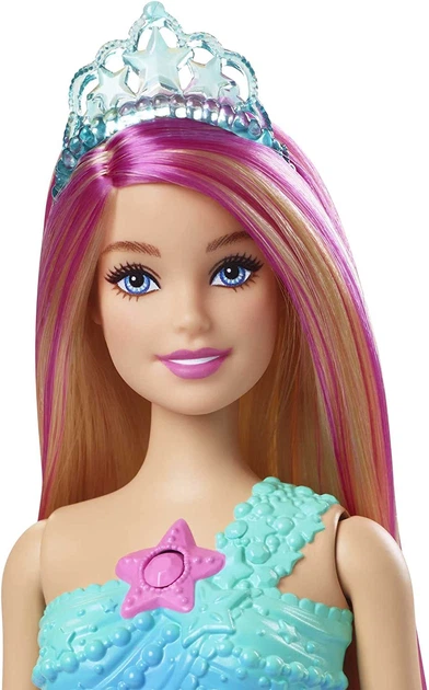 Кукла Барби Дримтопия Русалка Мерцающие огоньки Barbie Dreamtopia Twinkle Lights Mermaid Doll (HDJ36) - изображение 3