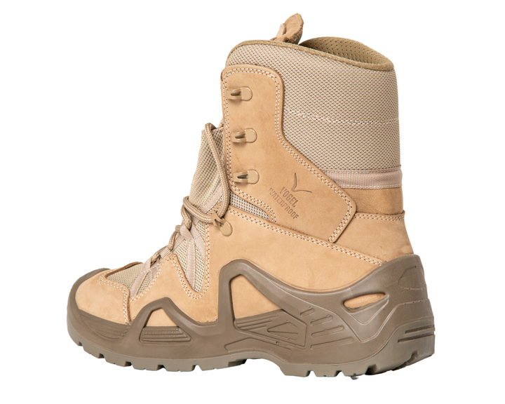 Мужские тактические берцы Vogel Nubuck Leather Tactical 1492 Outdoor 40 (26,5 см) Бежевый - изображение 2