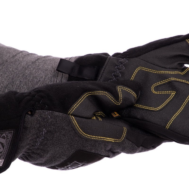 Тактические перчатки для рыбалки охоты мужские на липучке MECHANIX механикс теплые флисовые Черные АН-5621 Размер M - изображение 2