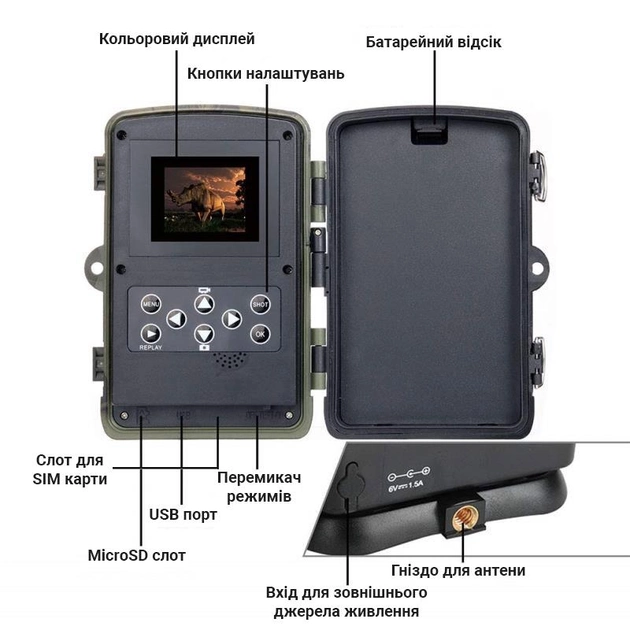 4G / APP Фотоловушка, камера для охоты Suntek HC-810plus, 2K, 30Мп, с приложением iOS / Android - изображение 2