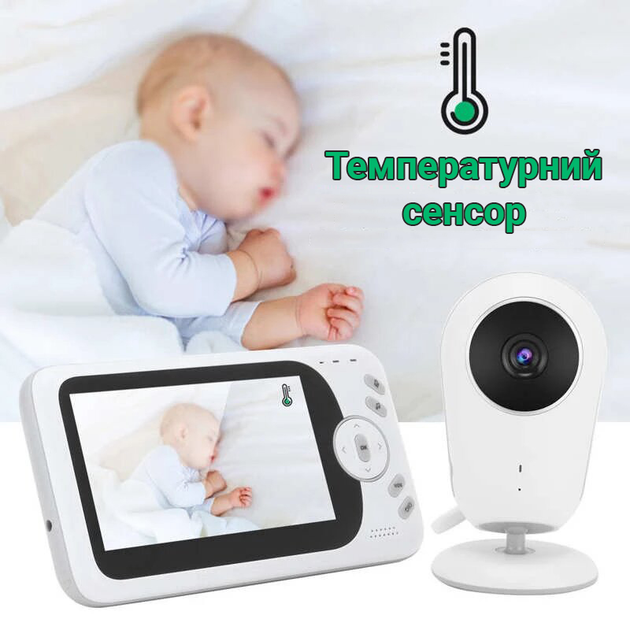 Беспроводная видеоняня с двусторонней аудиосвязью Baby Monitor VB608, с датчиком температуры - изображение 6