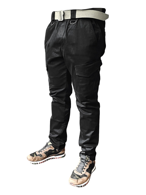 Тактичні штани RIP-STOP, Чорні. Розмір 48 (M) БРОНЕВІЙ - зображення 1
