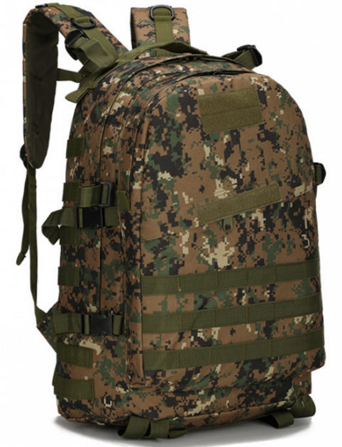 Рюкзак тактический штурмовой MHZ Molle Assault B01 40 л, зеленый пиксель - зображення 1