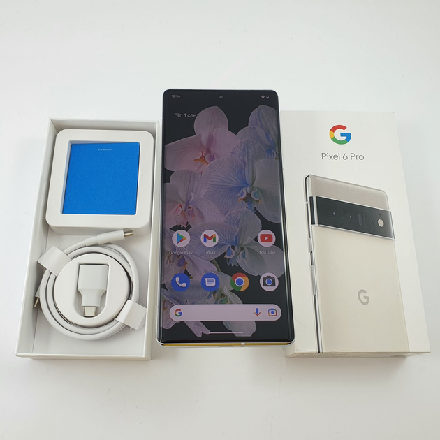 スマートフォン本体 Google Pixel - Google Pixel6 Pro Cloudy White 128 GB Google Pixel 6 Pro 128GB Unlocked GA03150-US 6.7